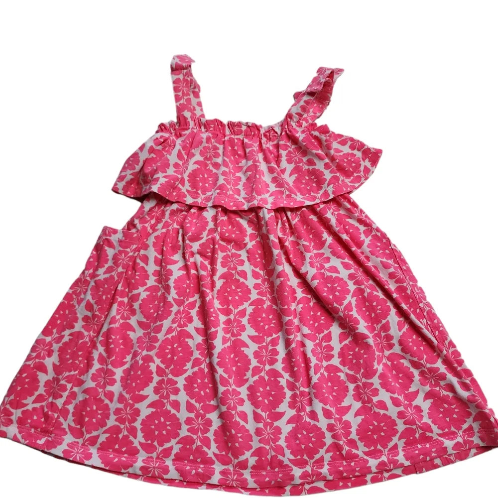 Carter's Floral Pink Dress for Girls Size 4 or 5